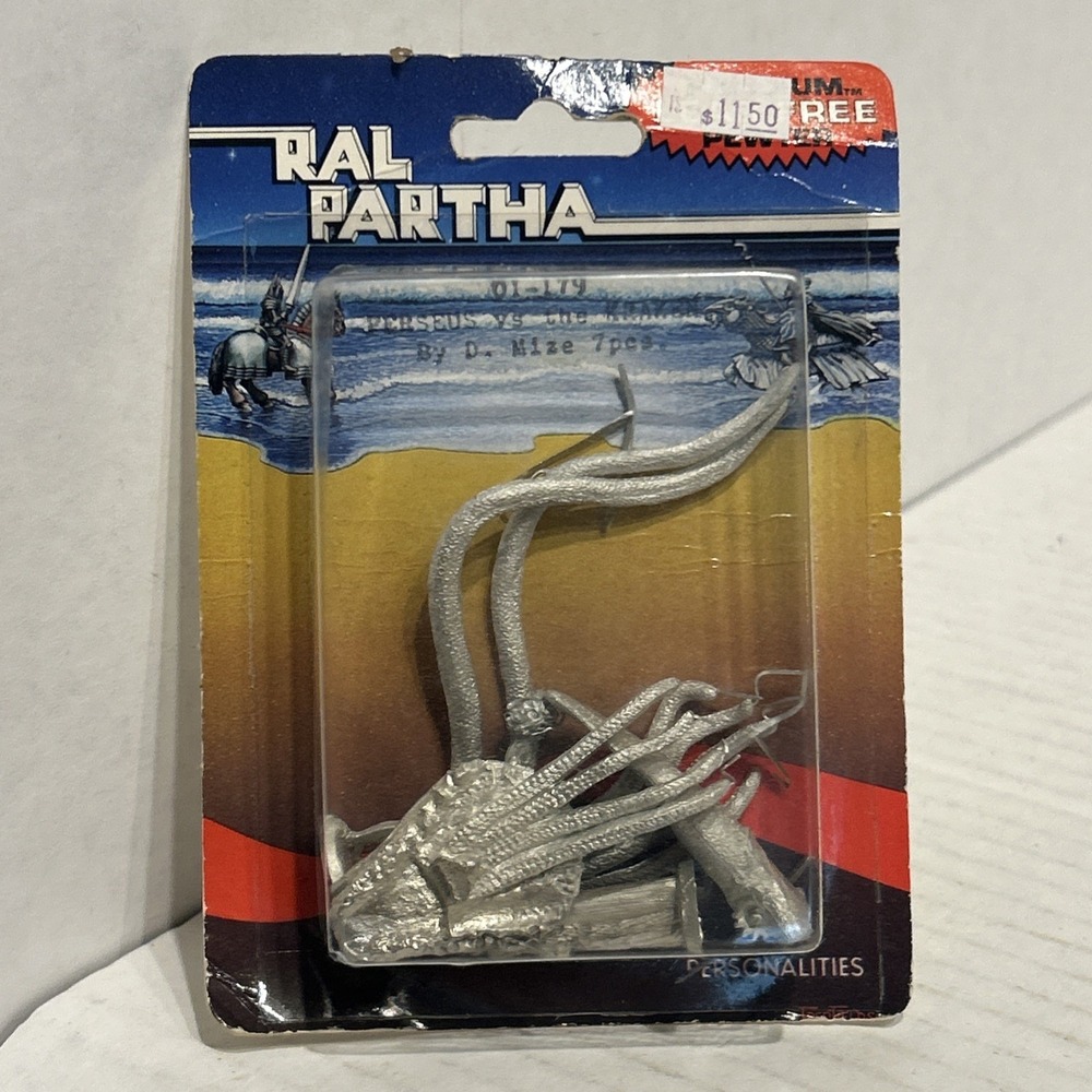 Ral Partha Miniatures Pack 01-179 Perseus and‎ the Kraken Dungeons & Dragons D&D